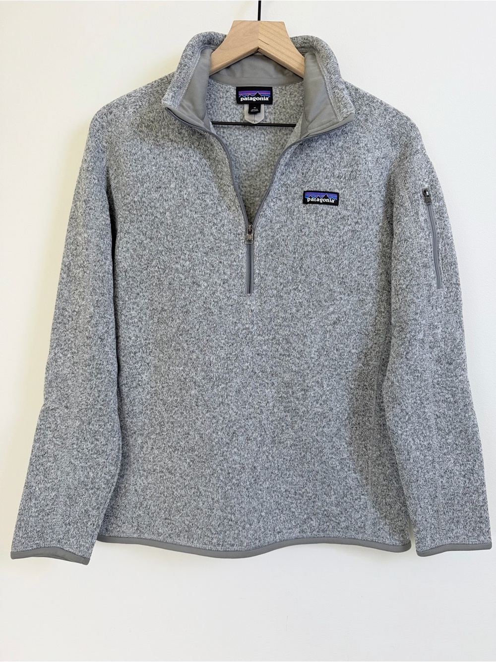 Patagonia Women’s Better Sweater 1/4 Zip Fleece Gray